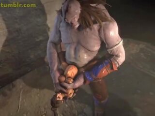 Short 3D Monster adult clip Compilation