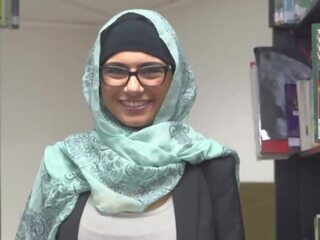미아 khalfia - 아라비아 사람 아름다움 스트립 벌거 벗은 에 에이 도서관 다만 용 당신