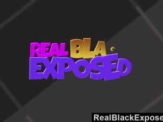Realblackexposed - sedusive juodas bootylicious jaunas ponia dee rida